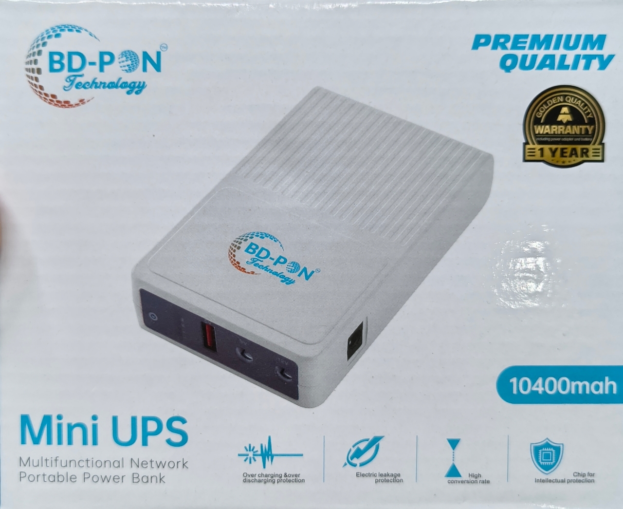 BD PON Mini UPS 12000mAh (5V/9V/12V)