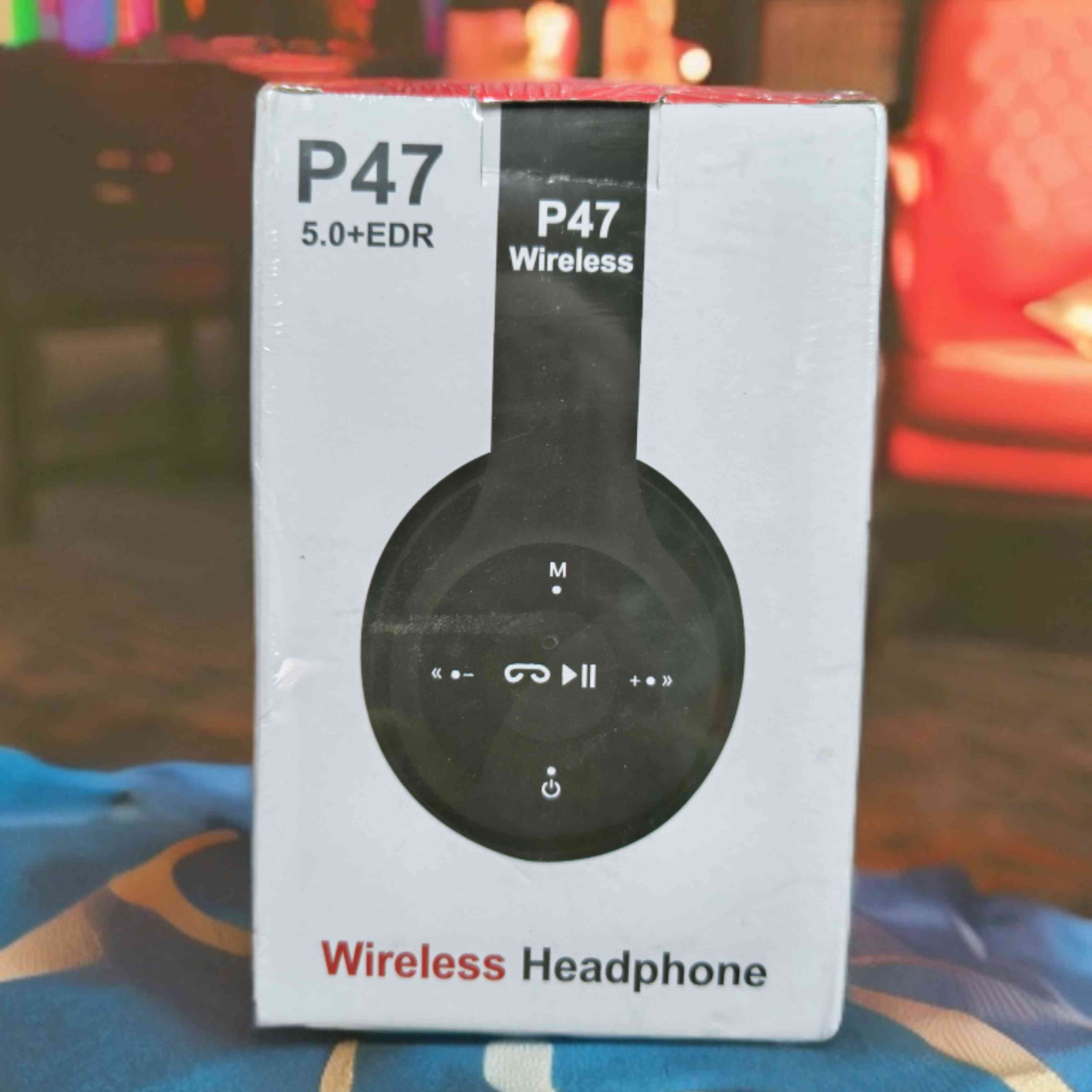 P47 Bluetooth Wireless over the-Ear Headphones