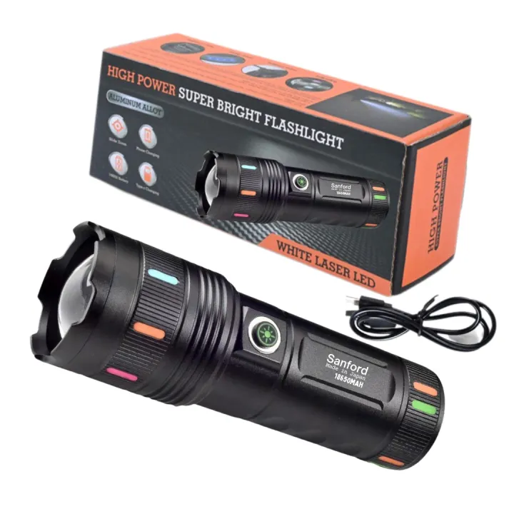High Power Sanford Super Bright Flashlight jambo light