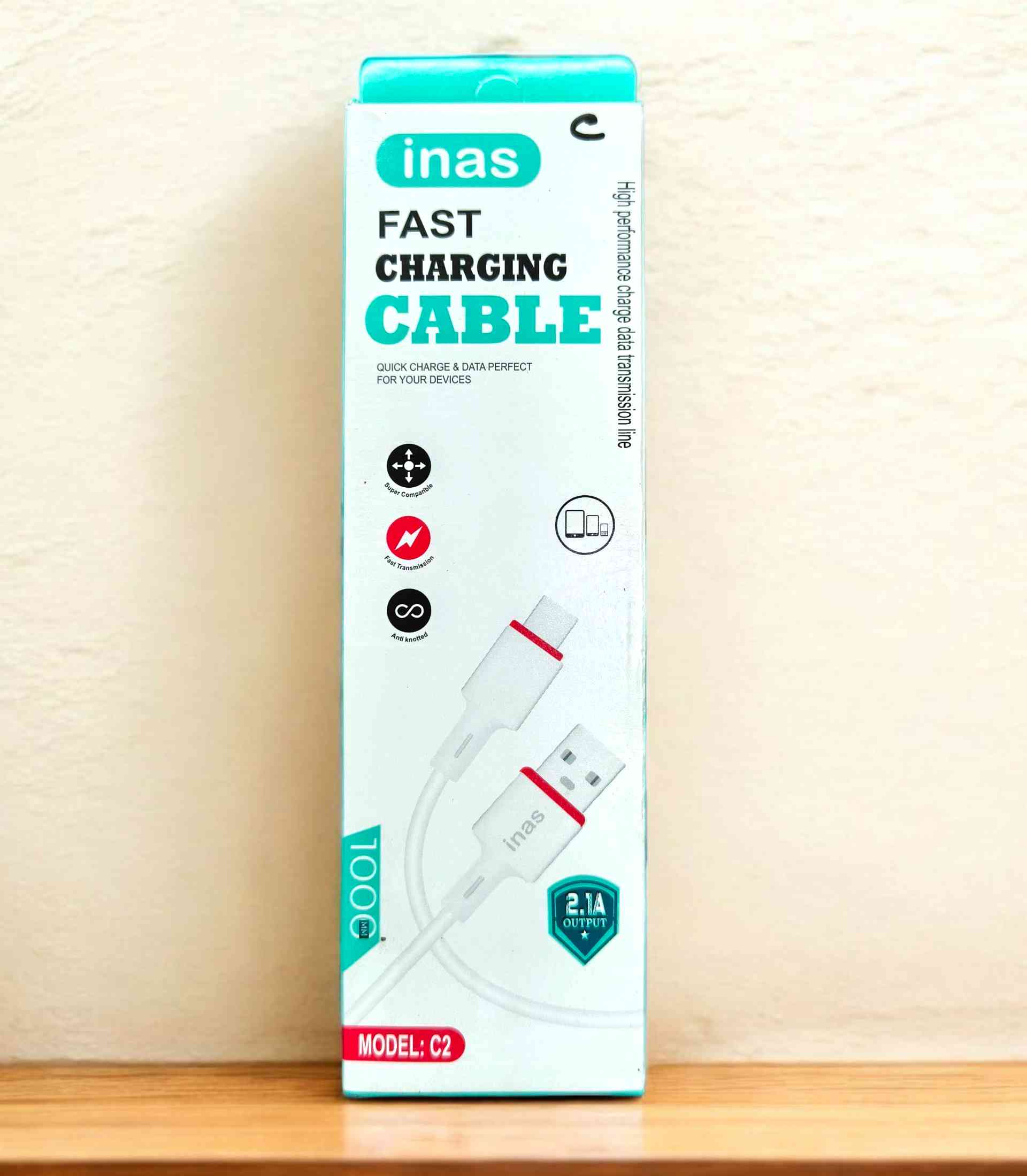 📢 Inas Fast Charging Cable – Super Speed, Super Durable!