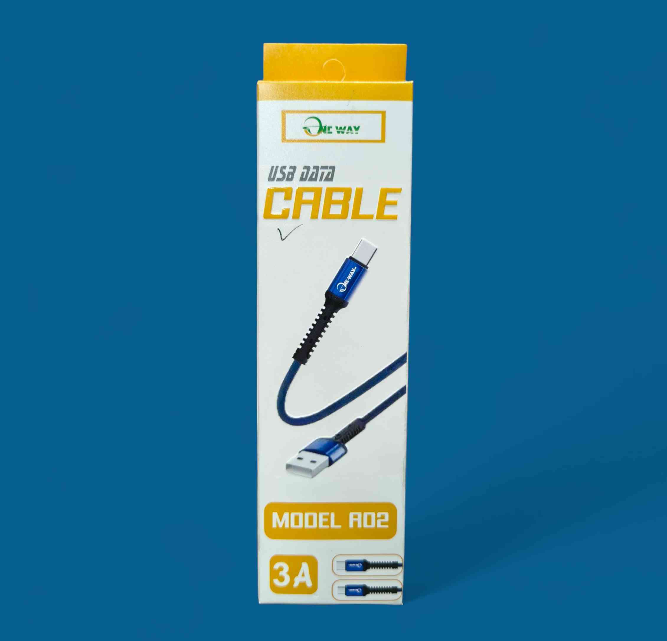 One way fast charging cable