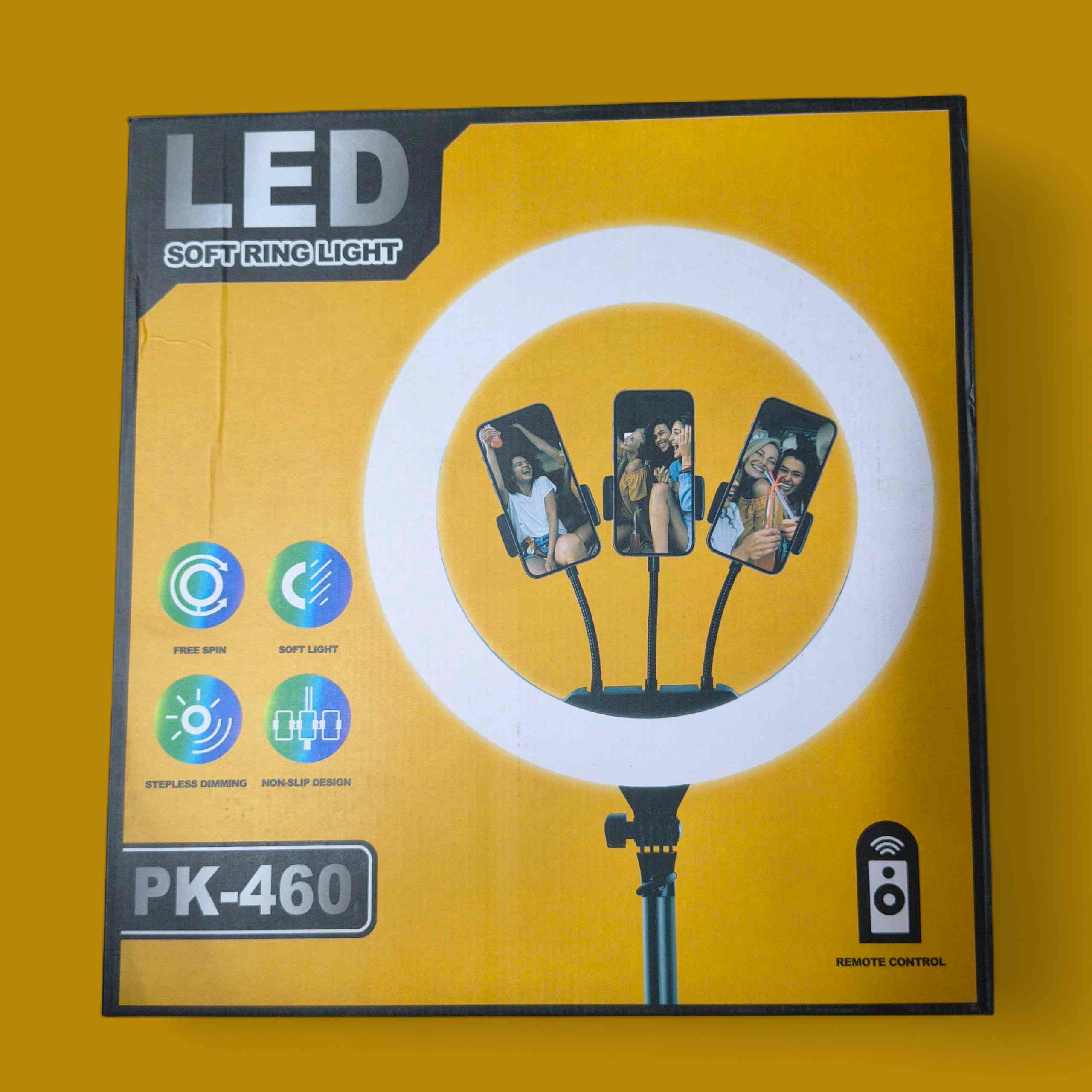 PK 460 Ring light 18inc স্ট্যান্ড সহ