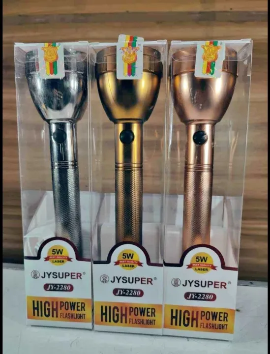 JYSuper JY 2280 / 2080 Rechargeable High Power Flashlight Torch