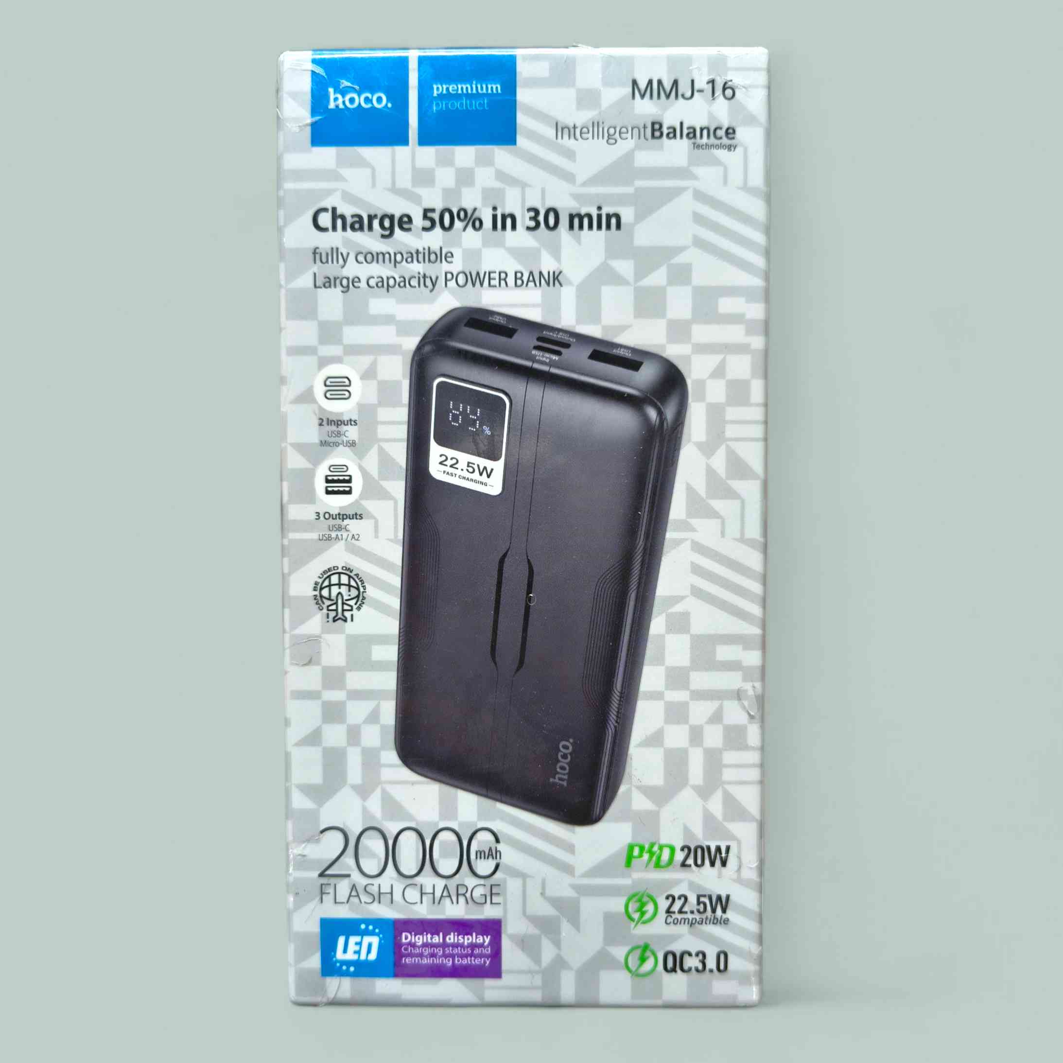 Hoco mmj16 20k, 22.5w