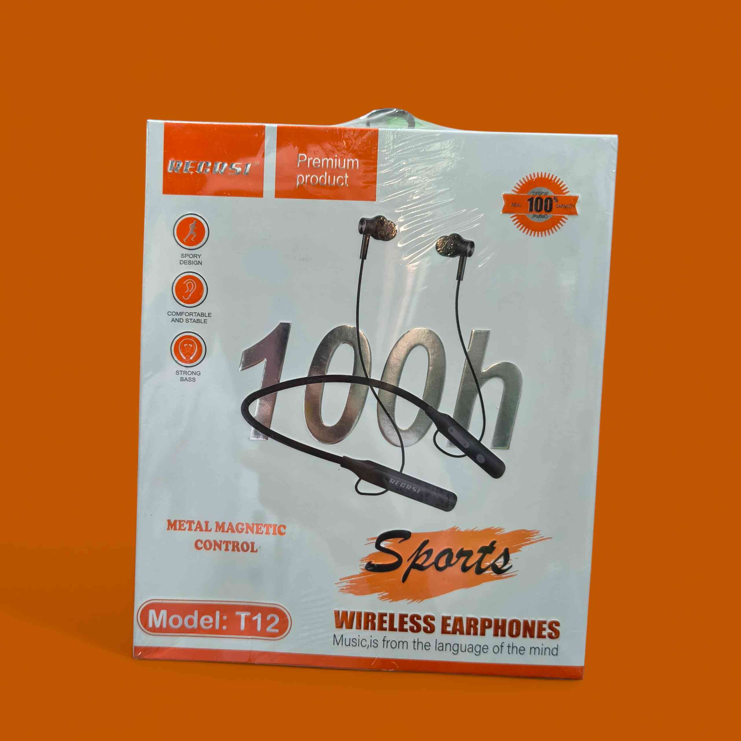 REGRSI T12 Wireless Sports Earphones