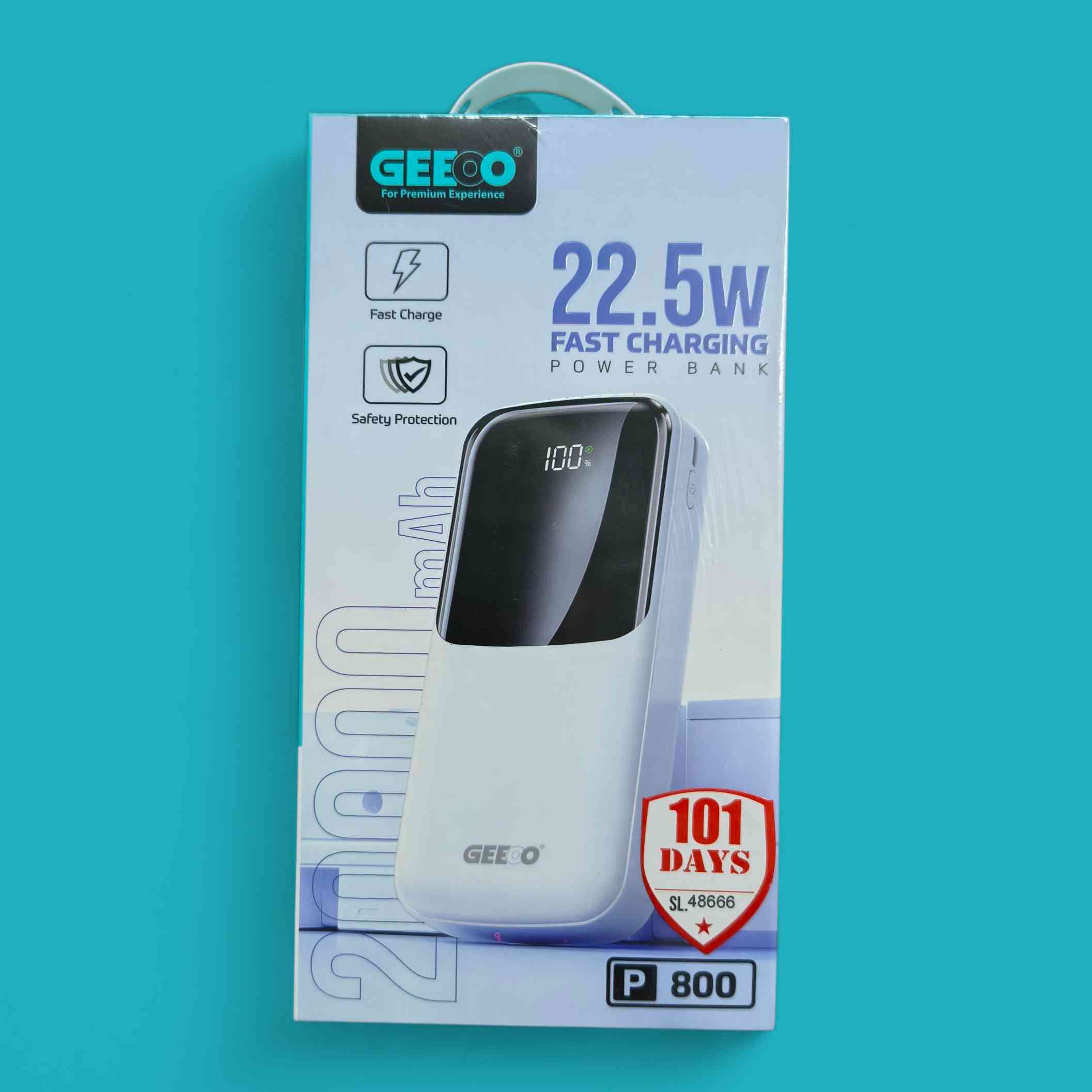 Geeoo p800 22.5 20k pb তিন মাস ওয়ারেন্টি