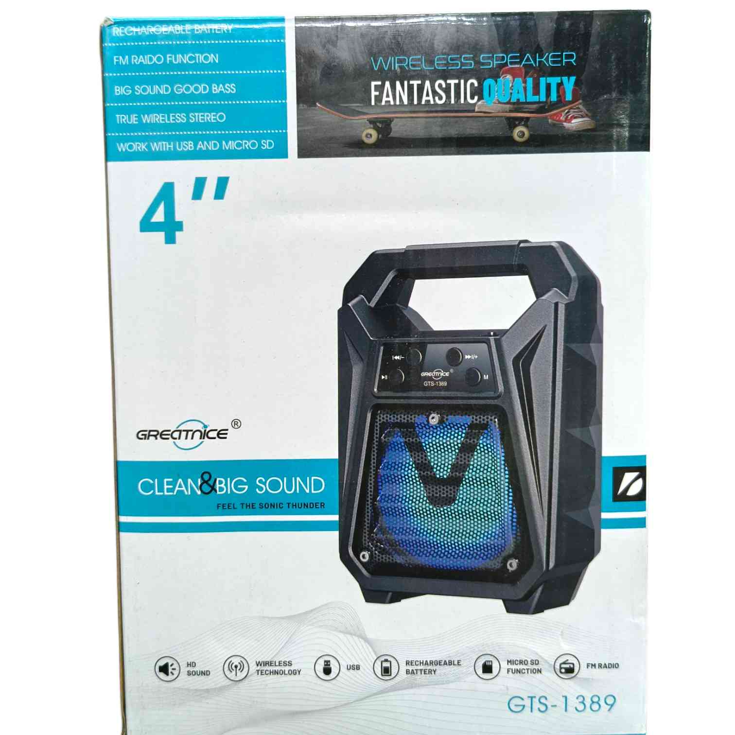 GreatNice GTS 1389 4inc speaker