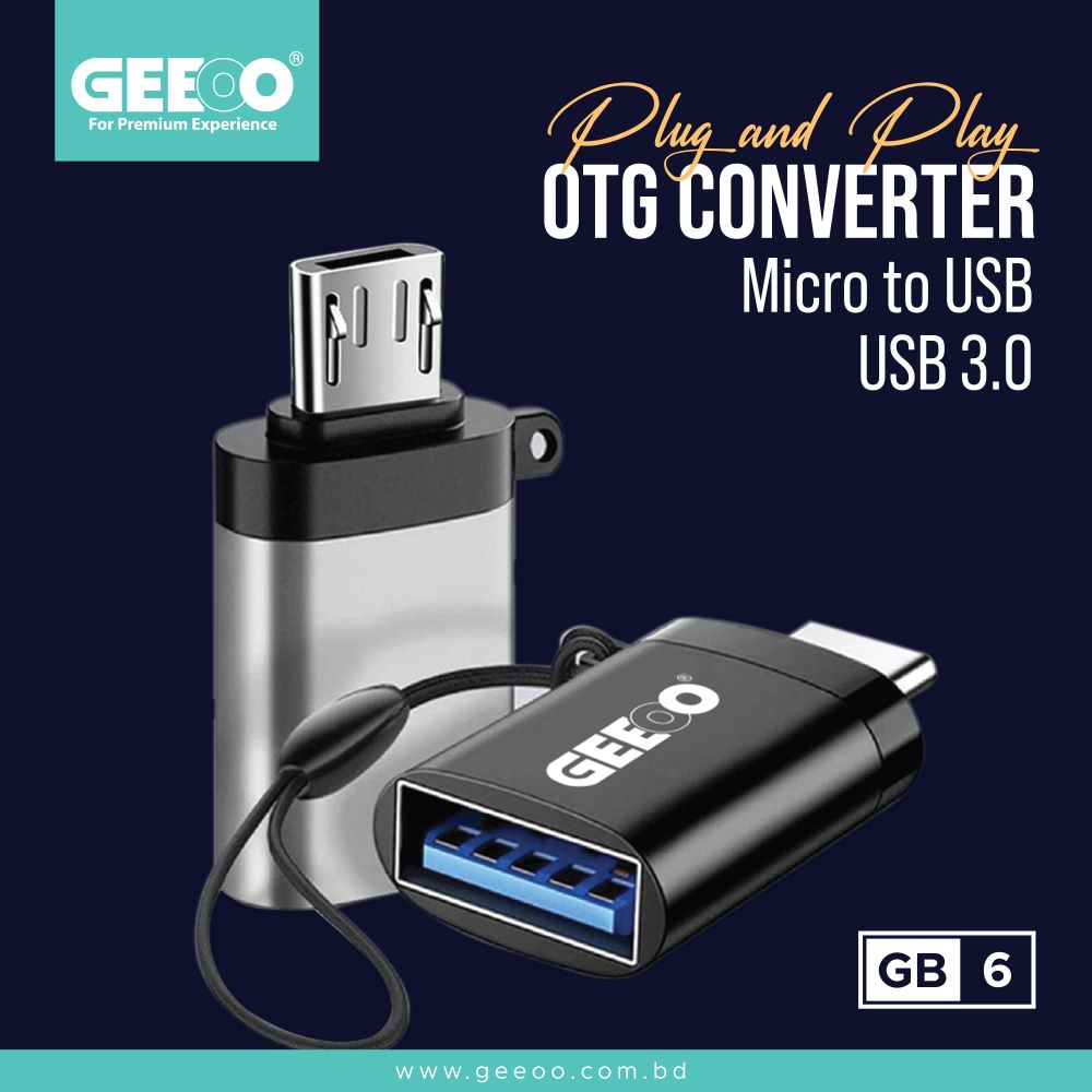Geeoo GB6 Micro to USB OTG Converter