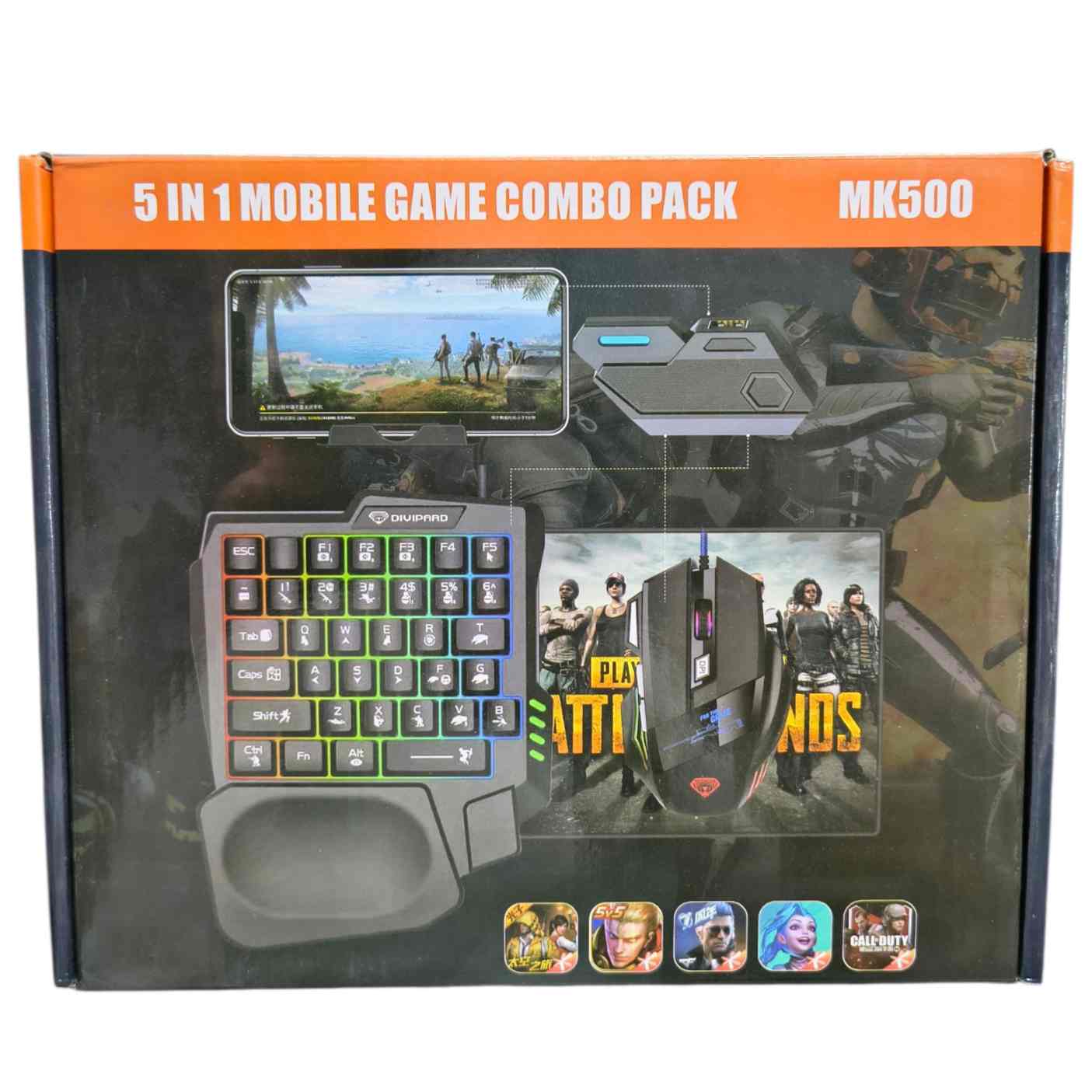 MK500 5in1 Mobile Game Combo Pack