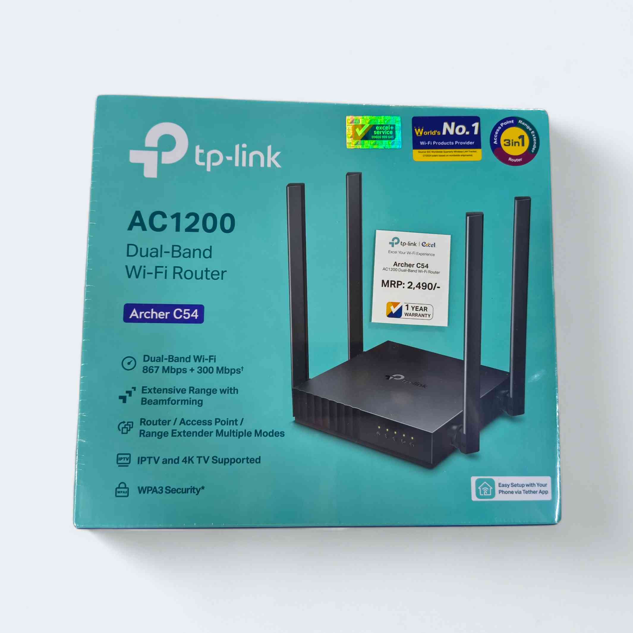 TP-Link Archer C54 AC1200 Dual-Band Wi-Fi Router