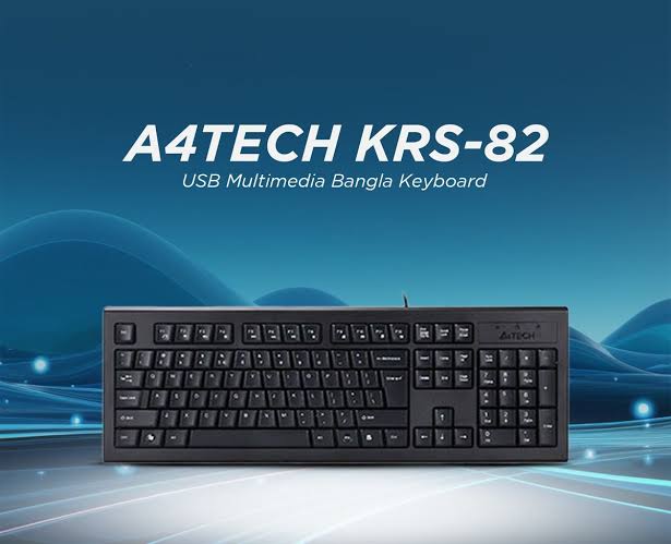⌨️ A4TECH KRS-82 USB Multimedia Keyboard (Bangla)