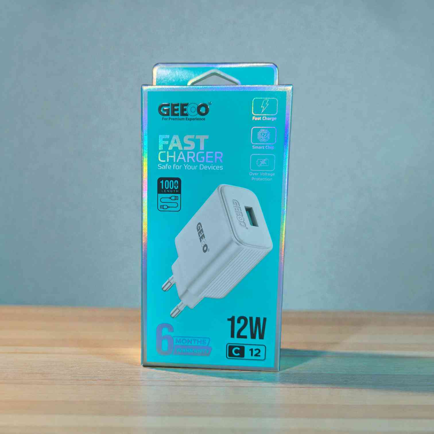 GEEOO C12TC HIGH LEVEL Fast Charger(Type-C) 15W Max Support