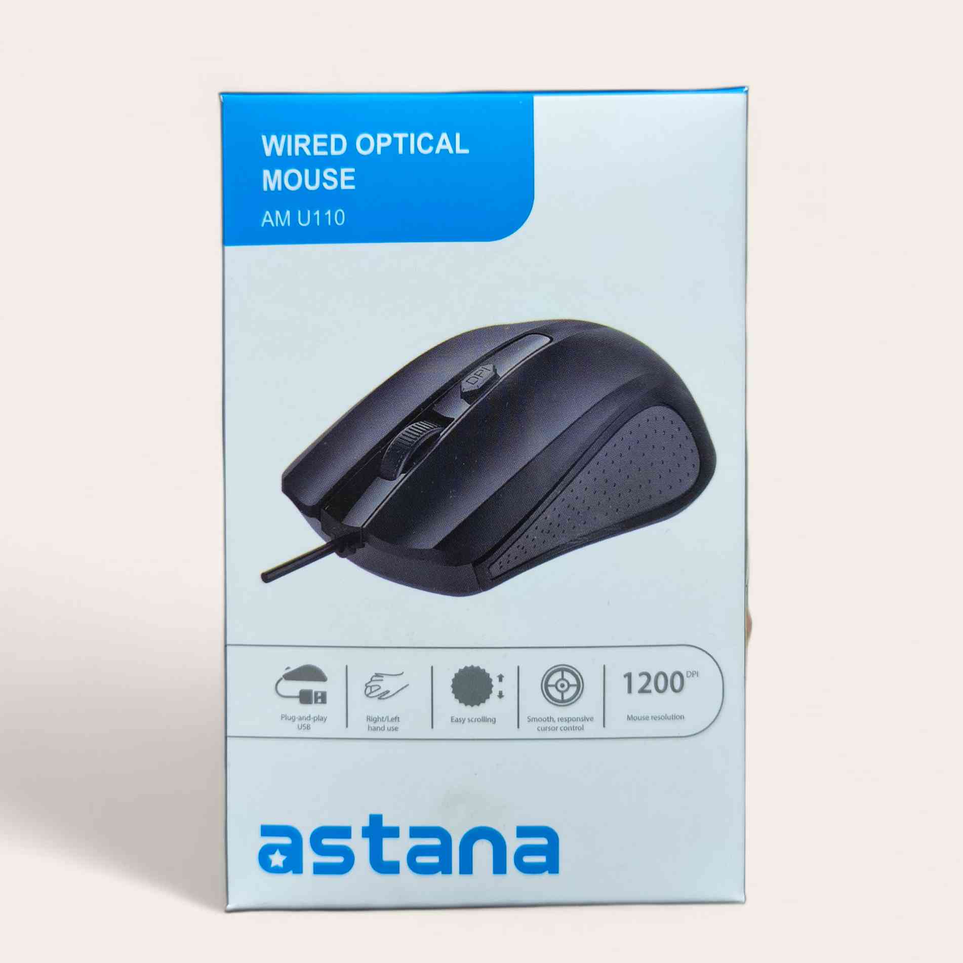 Astana AM U110 Wired Optical Mouse