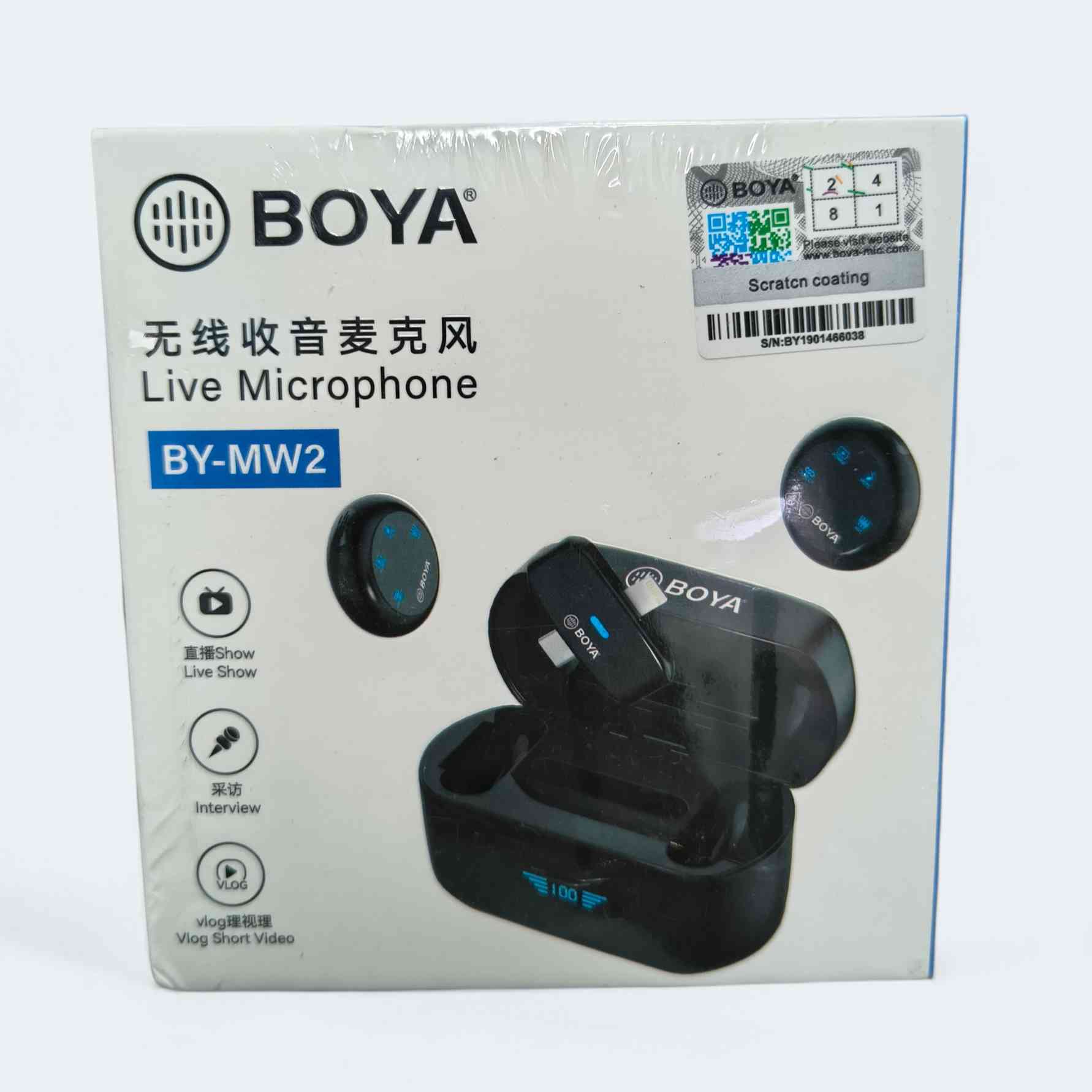 BOYA BY MW2 Wireless Live Microphone System