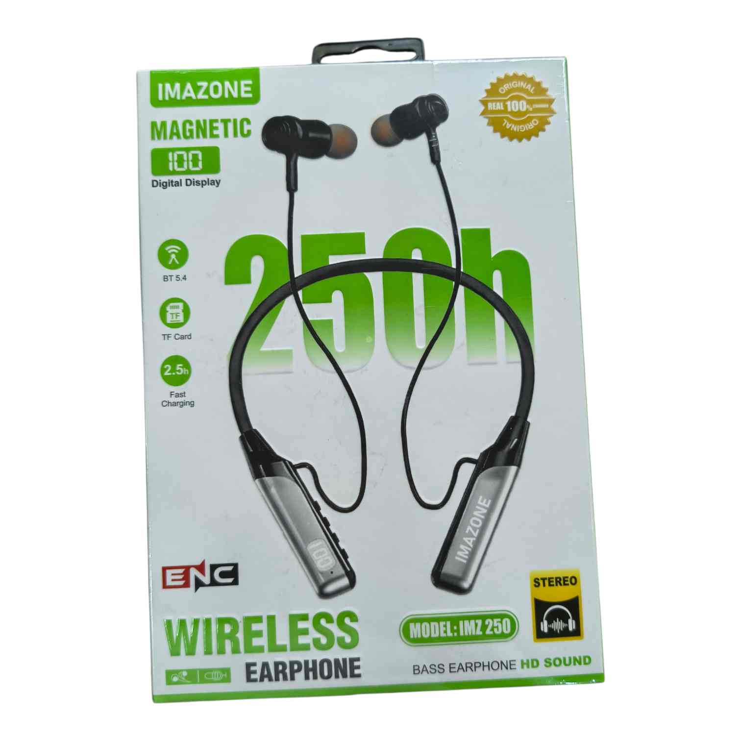Imazone IMZ 250 Wireless Neckband Earphone - 250h Playback