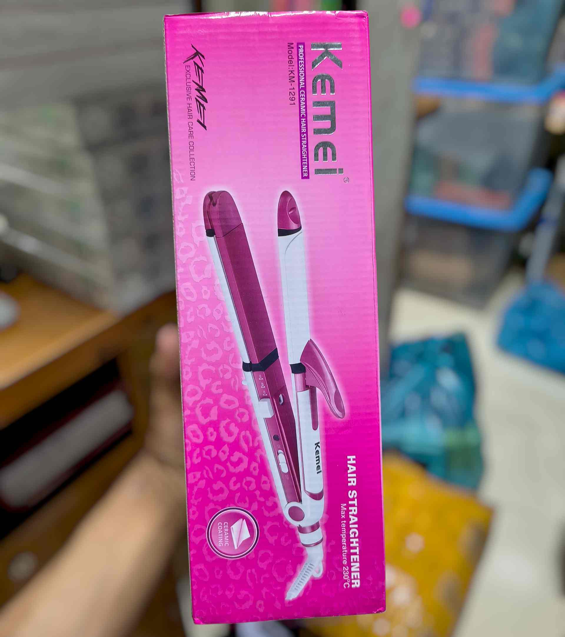 Kemei KM 1291 Professional Ceramic Hair Straightener