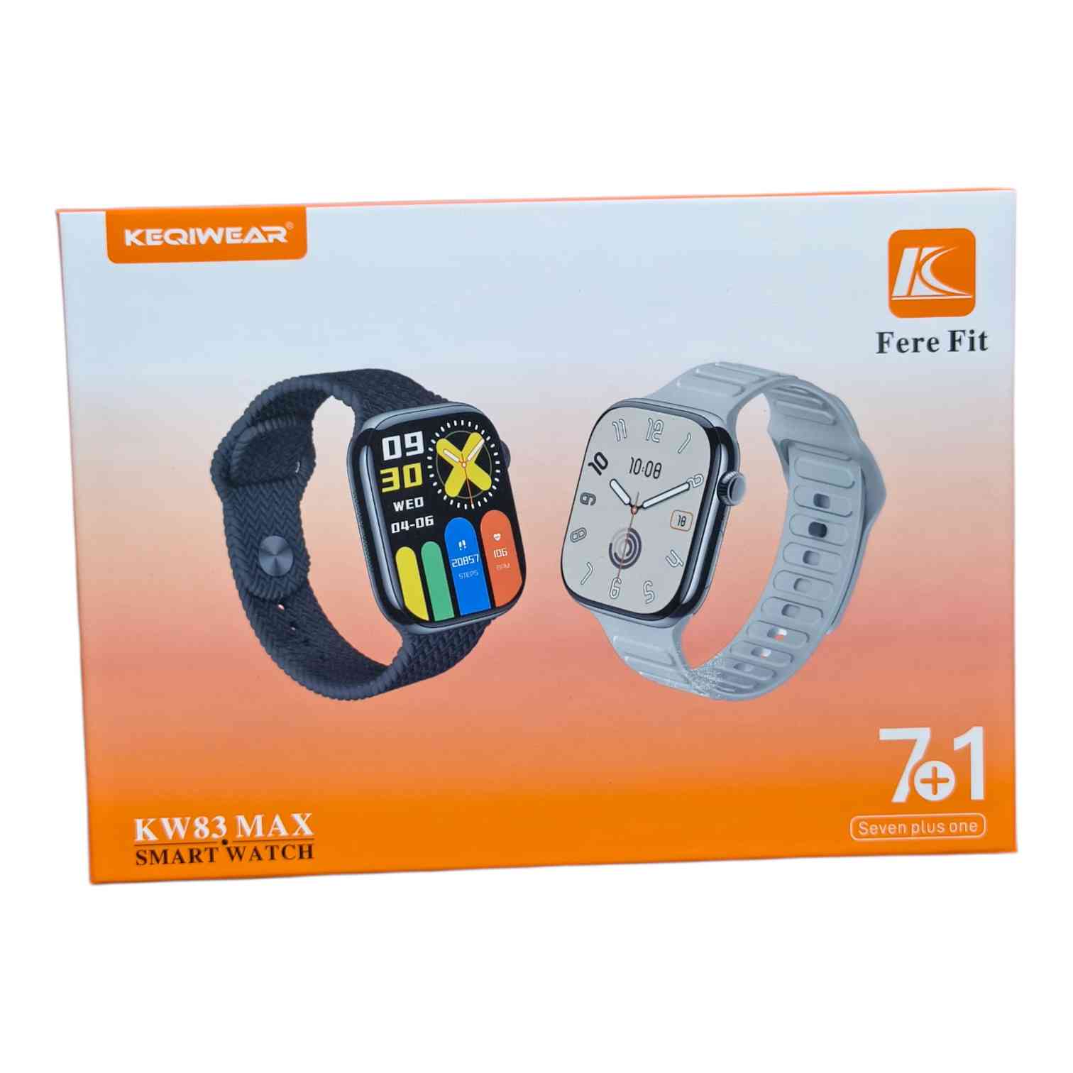 KEQIWEAR KW83 MAX Smart Watch (7+1 Combo Pack)