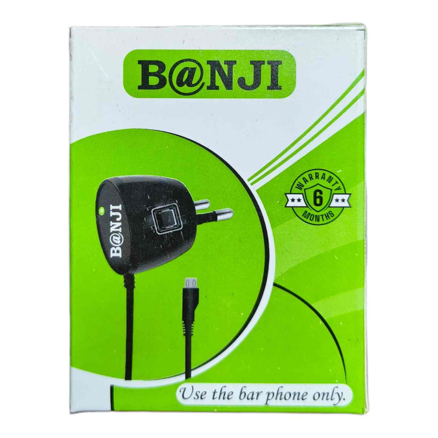টাইপ সি বাটন চার্জার BaNJI High-Quality Bar Phone Charger